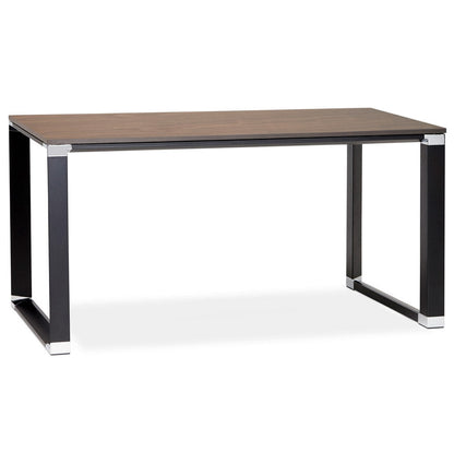 Noblewood | Elegante Designbureau – Notenhout en zwart metaal-OfficeKing