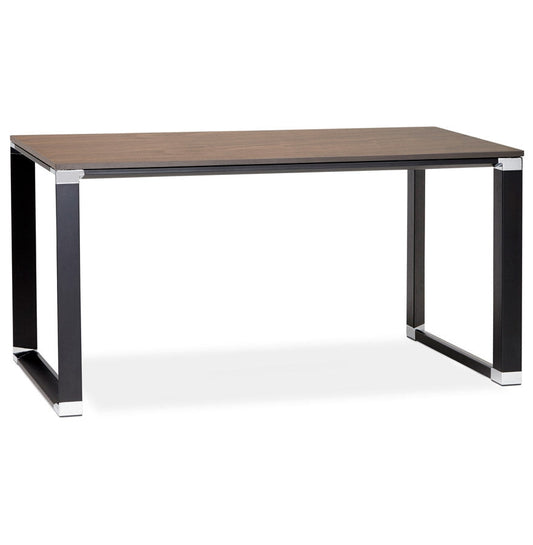 Noblewood | Elegante Designbureau – Notenhout en zwart metaal-OfficeKing