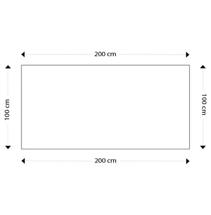 Lunara | Elegante vergader- en eettafel in natuurlijk hout met witte structuur - 200x100 cm-OfficeKing