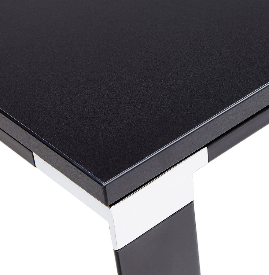 Xalora | Hoekvormig Directiebureau – Elegant zwart hout – Keuze in hoeken-OfficeKing