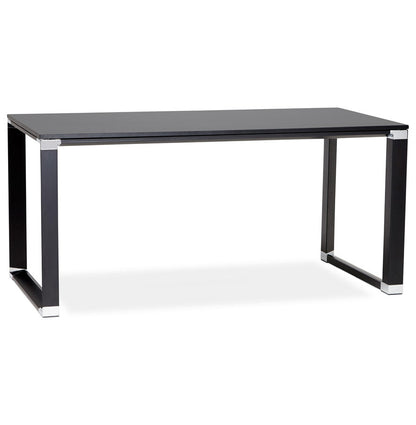 Noblesse | Elegantes Büromöbel – 160x80 cm aus schwarzem Holz-OfficeKing