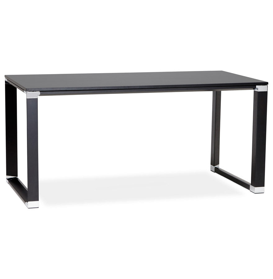 Noblesse | Elegantes Büromöbel – 160x80 cm aus schwarzem Holz