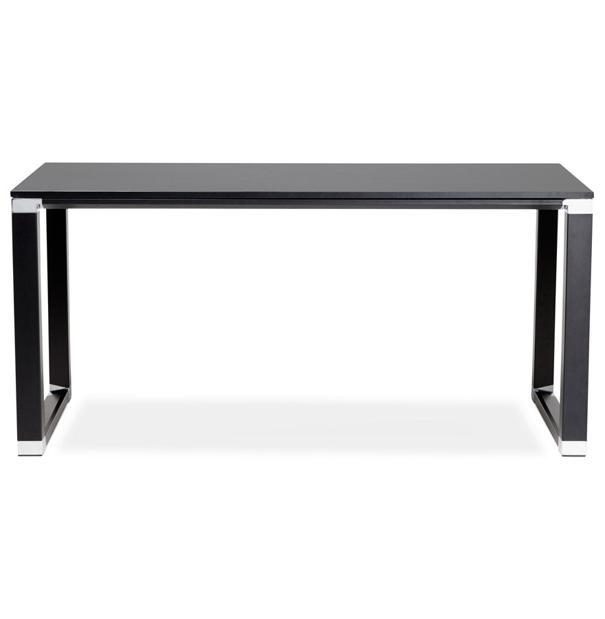 Noblesse | Elegantes Büromöbel – 160x80 cm aus schwarzem Holz-OfficeKing
