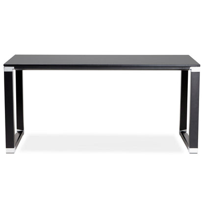 Noblesse | Elegantes Büromöbel – 160x80 cm aus schwarzem Holz-OfficeKing