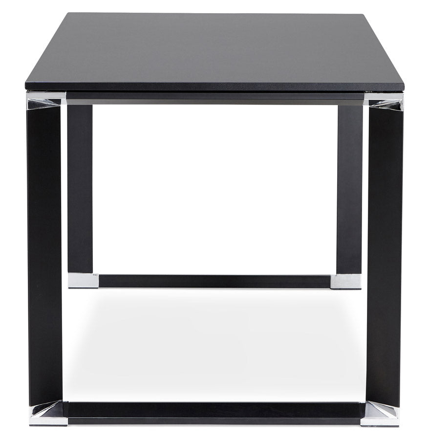 Noblesse | Elegantes Büromöbel – 160x80 cm aus schwarzem Holz-OfficeKing