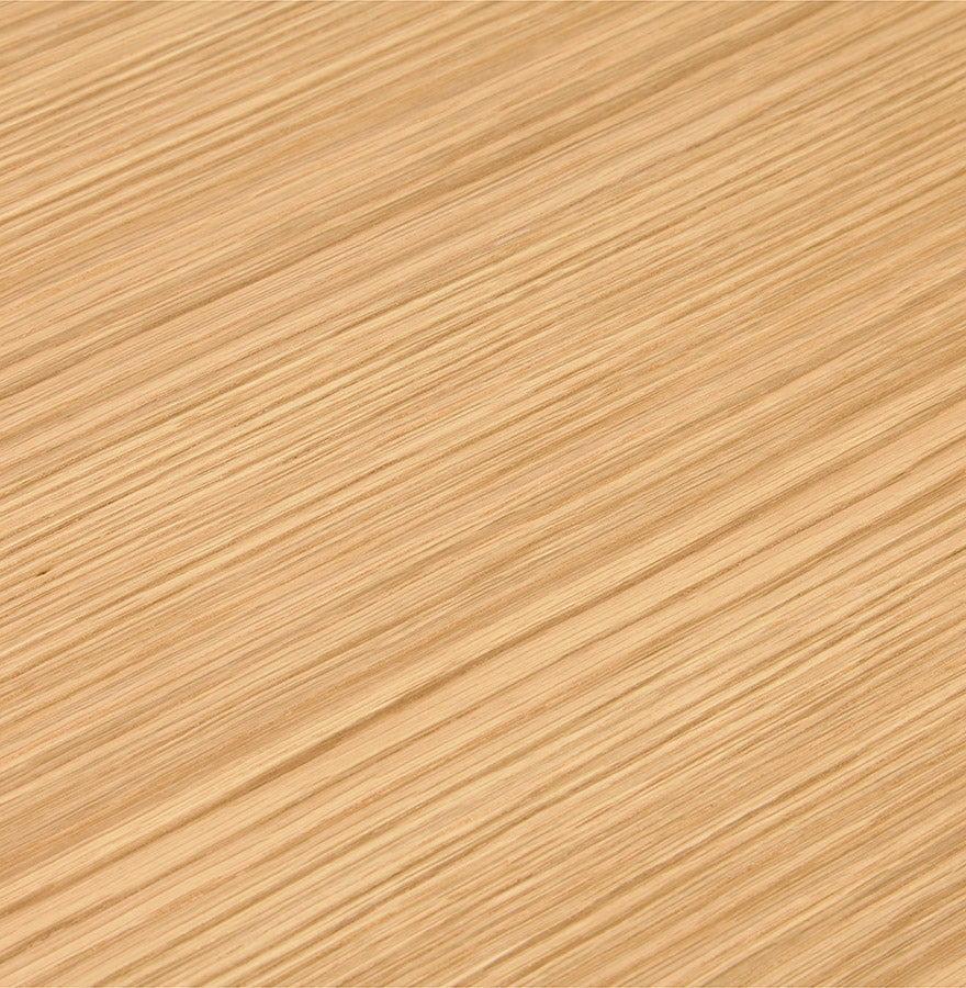 Lunara | Elegante vergader- en eettafel in natuurlijk hout met witte structuur - 200x100 cm