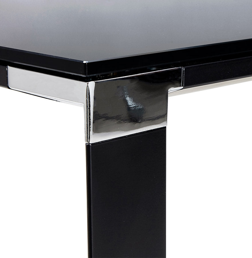 Vistara | Elegante Glas-Hochtafel – stilvolles Design – 140x70 cm-OfficeKing
