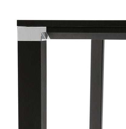 Noxara | Elegante vergadertafel – zwart – 140x140 cm-OfficeKing