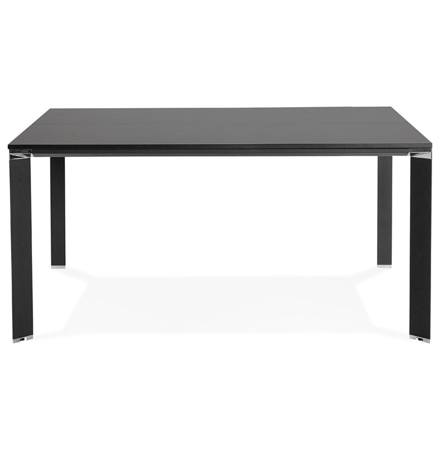 Vermora | Luxe Zwarte Vergadertafel – Ruimtelijk en Elegant-OfficeKing