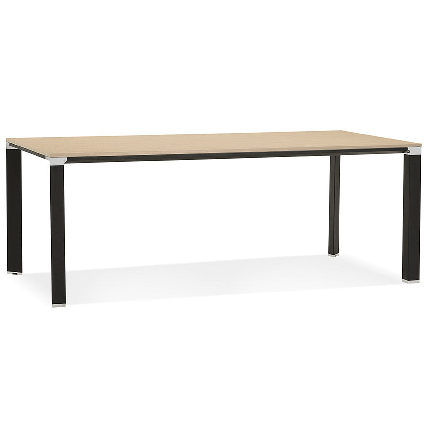 Aurelia | Luxe vergader- en eettafel – natuurlijk hout – 200x100 cm