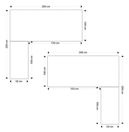 Nordique | Luxe hoekbureau in natuurlijk hout – stijlvolle afwerking – 200 cm-OfficeKing