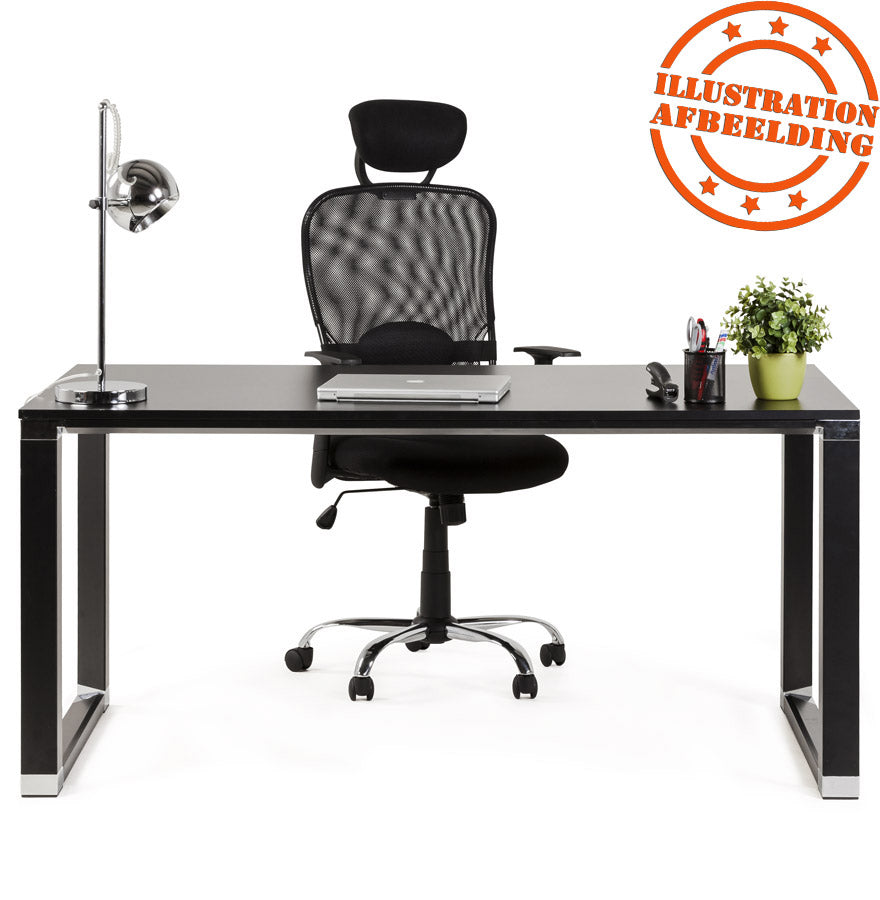 Arista | Design Bureau Tisch – elegant Holz & Metall – 160x80 cm-OfficeKing