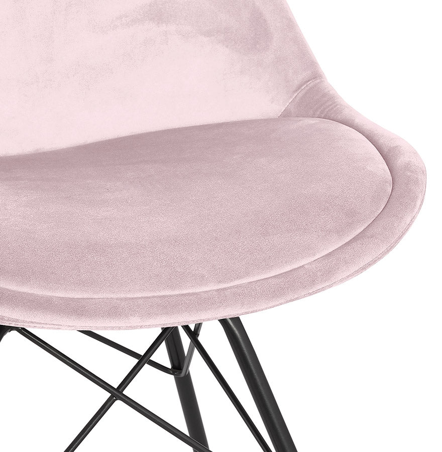 Veloria | Luxe roze fluwelen stoel – elegant en stijlvol-OfficeKing