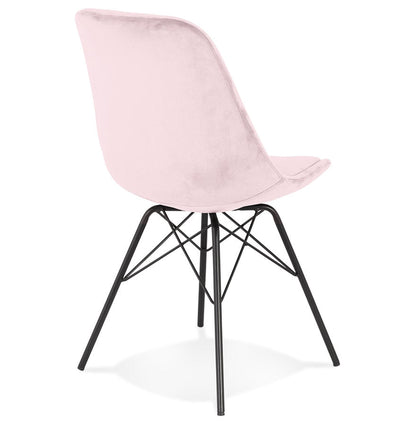 Veloria | Luxe roze fluwelen stoel – elegant en stijlvol-OfficeKing